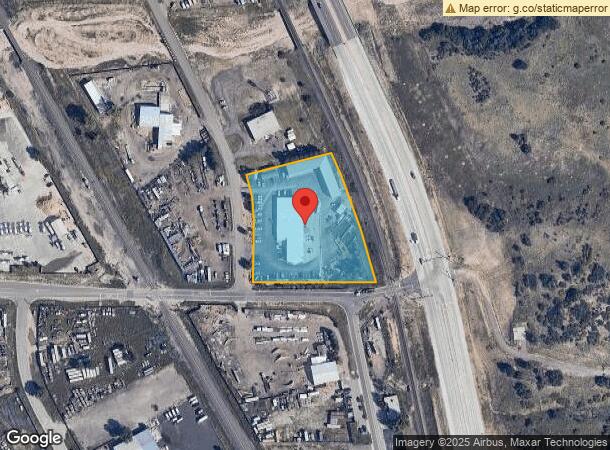  5585 Airport Rd, Sedalia, CO Parcel Map