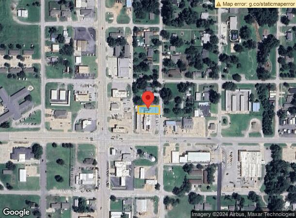  109 E Walnut St, Tecumseh, OK Parcel Map