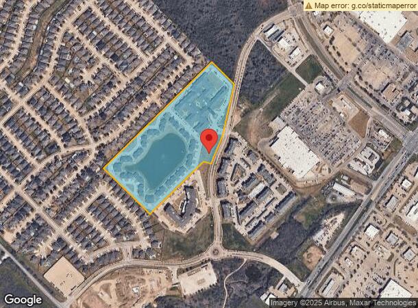  1600 Greenridge Dr, Burleson, TX Parcel Map