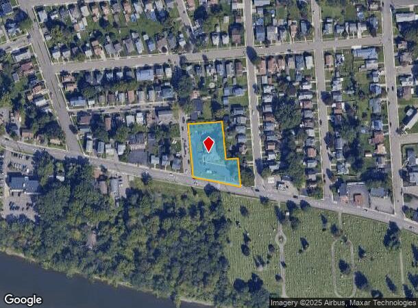 165 Riverside Dr, Johnson City, NY Parcel Map