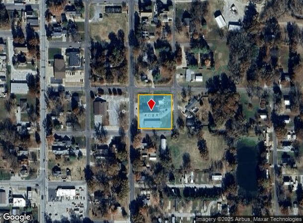  206 N Hanover St, Okawville, IL Parcel Map