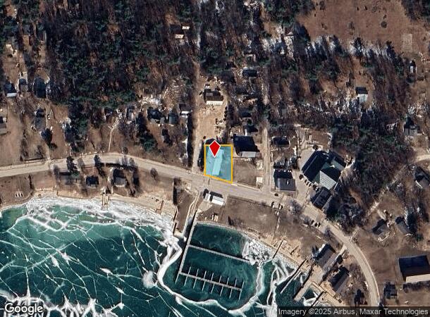 25865 Main St, Beaver Island, MI Parcel Map