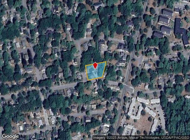 6 Columbia Ave, Brunswick, ME Parcel Map