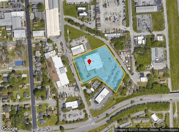  933 Broad St, Portsmouth, VA Parcel Map