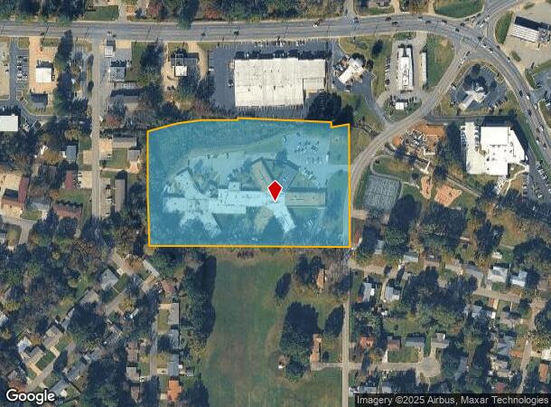  1205 Skyline Dr, Searcy, AR Parcel Map