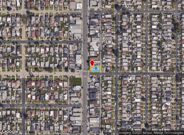  7530 S Western Ave, Los Angeles, CA Parcel Map