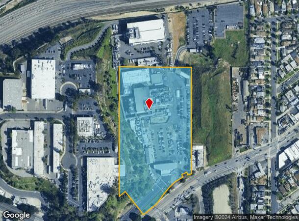  5555 Valley Blvd, Los Angeles, CA Parcel Map