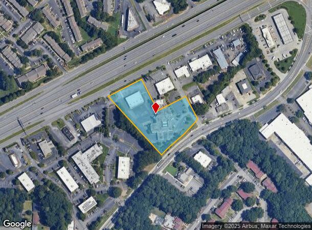  6789 Peachtree Industrial Blvd, Atlanta, GA Parcel Map