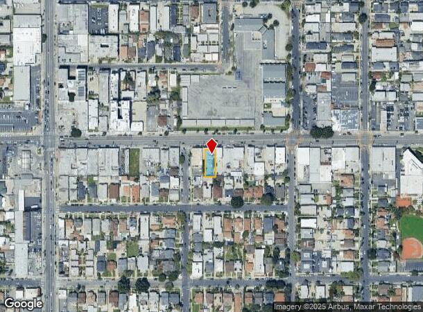  3012 W Pico Blvd, Los Angeles, CA Parcel Map