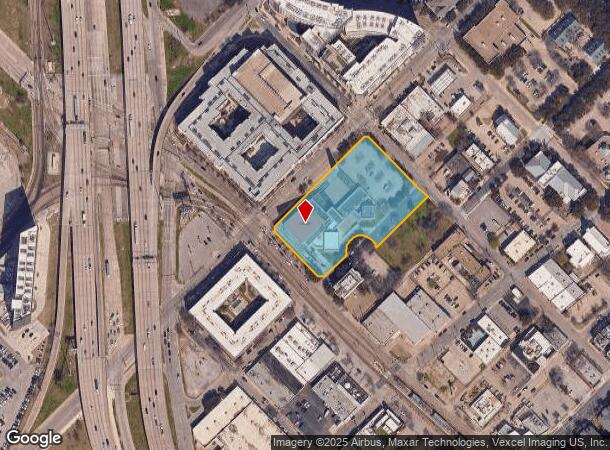  2600 Live Oak St, Dallas, TX Parcel Map
