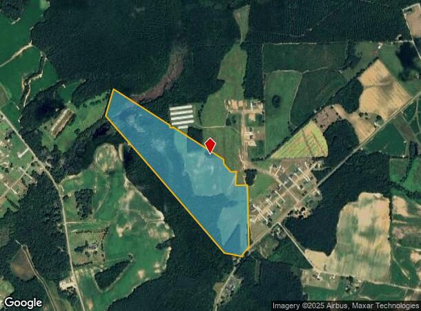 6162 Red Oak Rd, Rocky Mount, NC Parcel Map