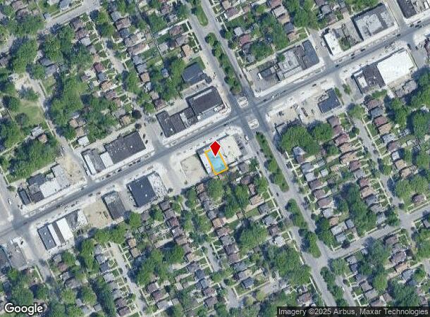  16424 E Warren Ave, Detroit, MI Parcel Map