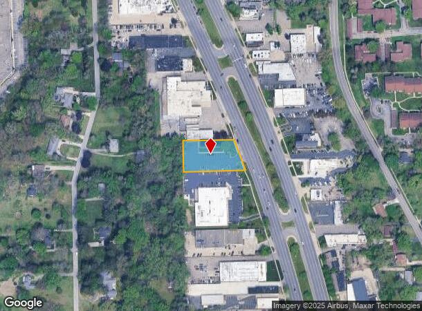  24489 Telegraph Rd, Southfield, MI Parcel Map