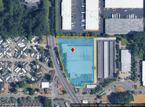 828 W Valley Hwy, Kent, WA Parcel Map