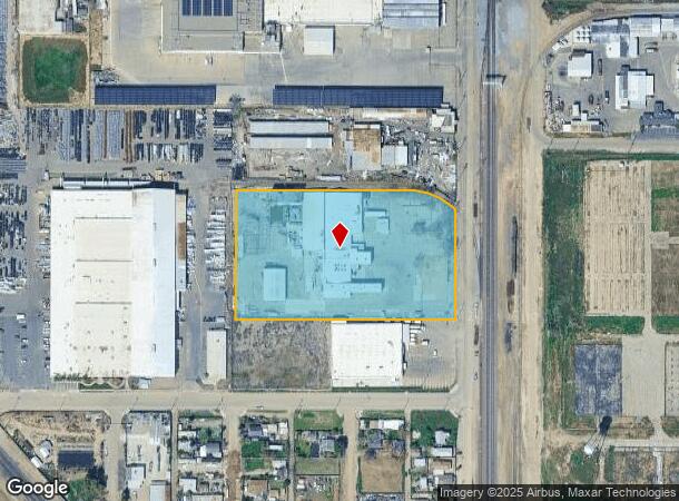  2222 S East Ave, Fresno, CA Parcel Map