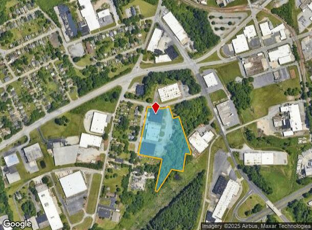 101 Motsinger St, High Point, NC Parcel Map