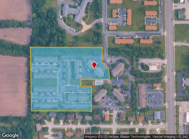 Sundance Apts, Portage, IN Parcel Map