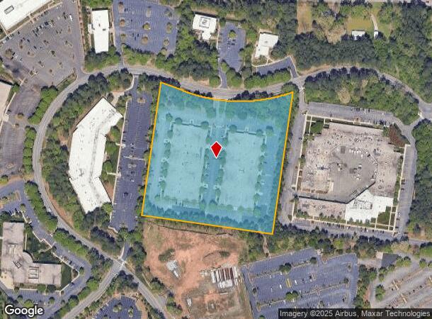  2700 Meridian Pkwy, Durham, NC Parcel Map