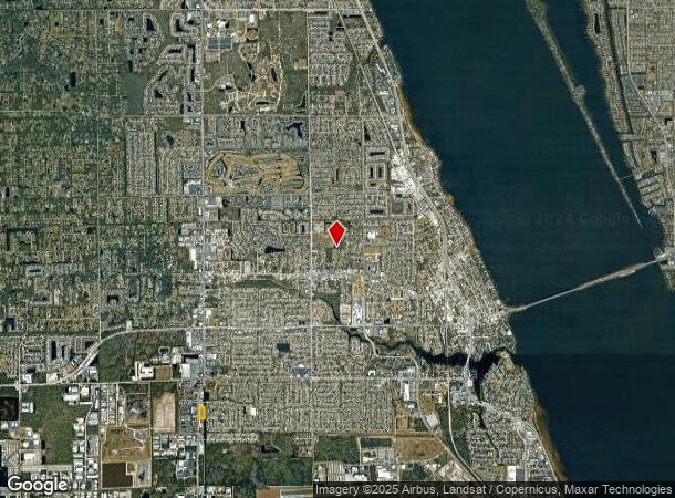  551 N Wickham Rd, Melbourne, FL Parcel Map