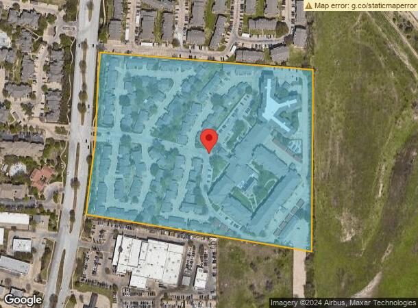  5301 Bryant Irvin Rd, Fort Worth, TX Parcel Map