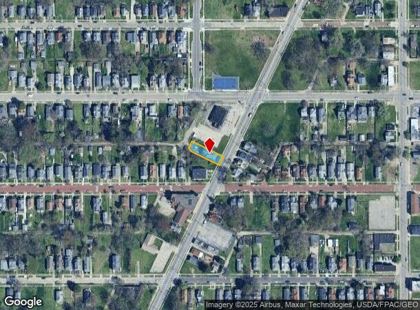 907 N Detroit Ave, Toledo, OH Parcel Map