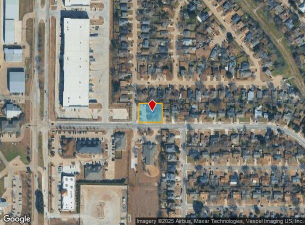 1401 Caplin Dr, Arlington, TX Parcel Map