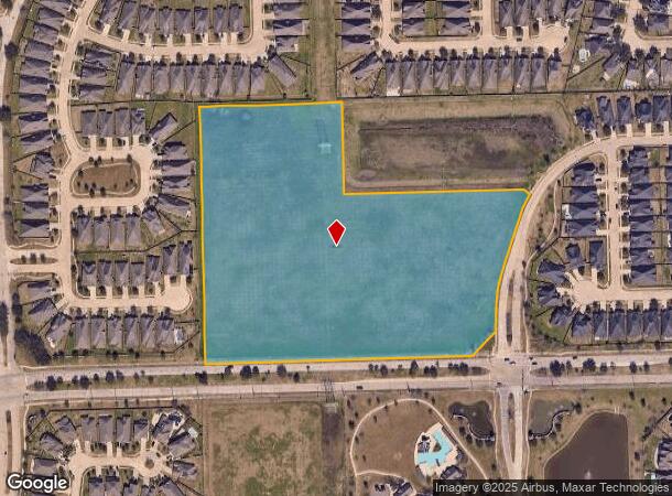 Broadway St, Pearland, TX Parcel Map