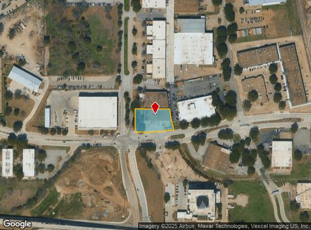 1100 107Th St, Arlington, TX Parcel Map