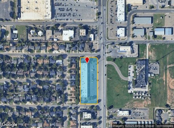  7412 University Ave, Lubbock, TX Parcel Map