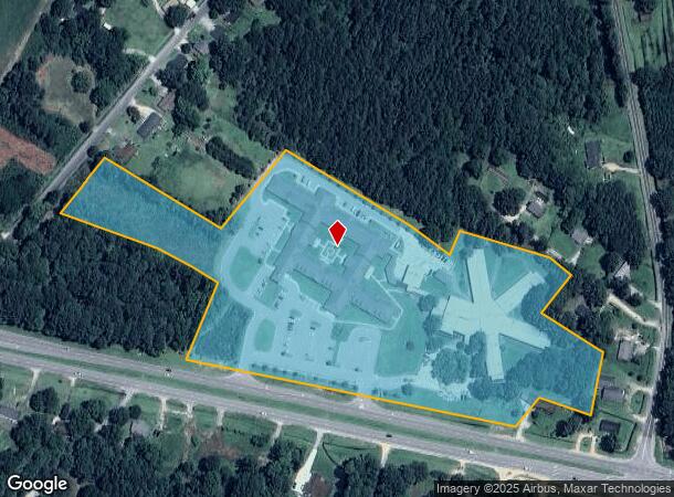 1995 E Cornelius Harnett Blvd, Lillington, NC Parcel Map