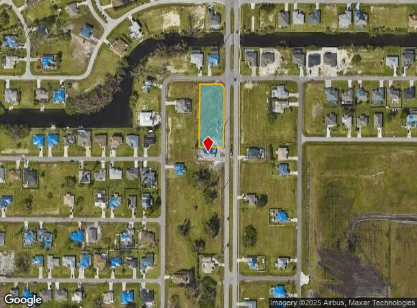  122 Chiquita Blvd S, Cape Coral, FL Parcel Map