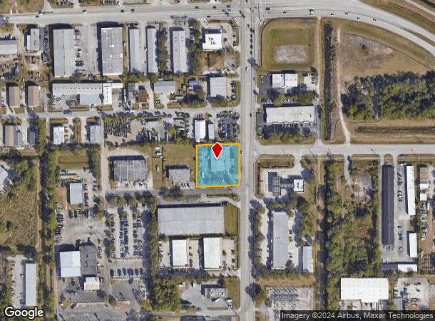  580 S Wickham Rd, Melbourne, FL Parcel Map