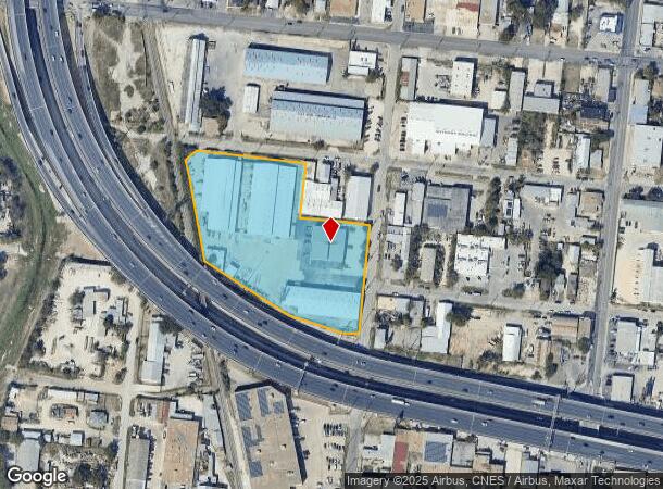  1503 N Brazos St, San Antonio, TX Parcel Map