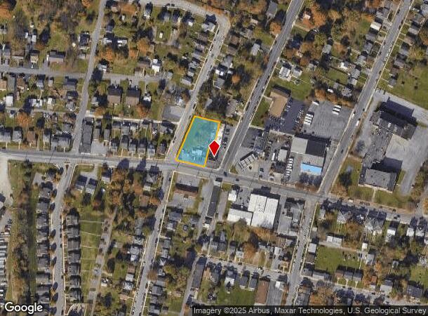  1034 W Washington St, Hagerstown, MD Parcel Map