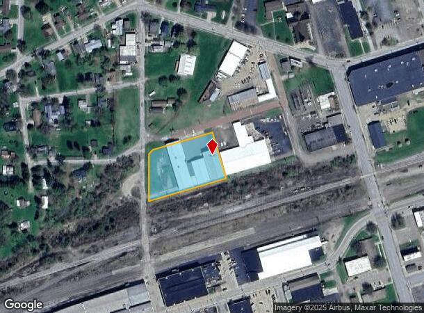  256 Eagle St, Corry, PA Parcel Map