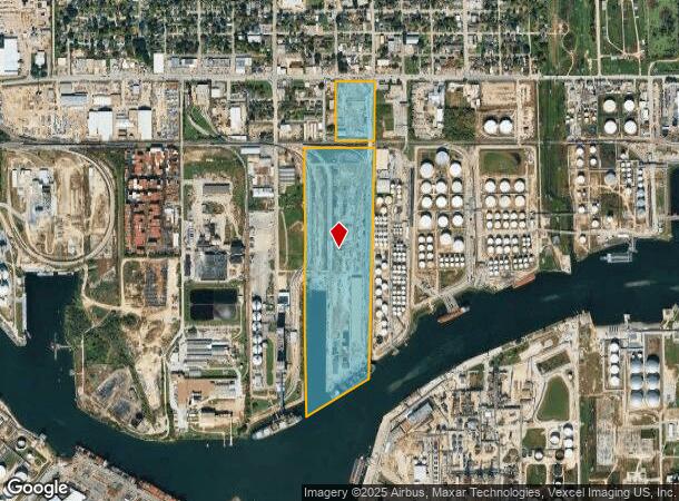 1606 Clinton Dr, Galena Park, TX Parcel Map