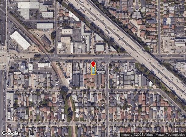  4612 Manhattan Beach Blvd, Lawndale, CA Parcel Map