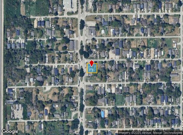  5710 N Wayside Dr, Houston, TX Parcel Map