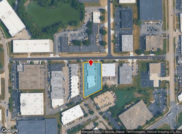 625 Executive Dr, Willowbrook, IL Parcel Map