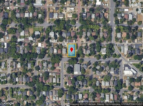 1704 W 10Th Ave, Spokane, WA Parcel Map
