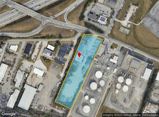  1798 Old Frankfort Pike, Lexington, KY Parcel Map