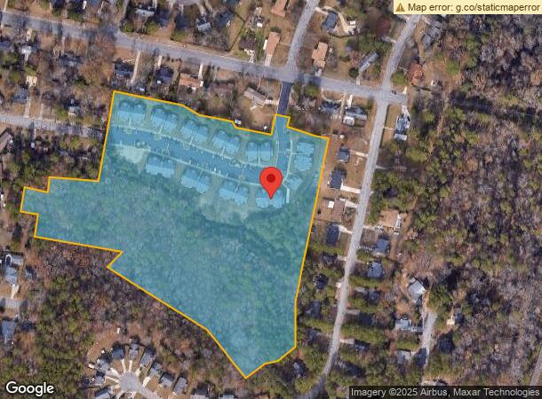  1907 United Dr, Fayetteville, NC Parcel Map