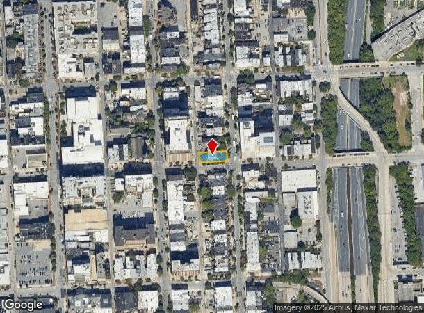  106 E Chase St, Baltimore, MD Parcel Map