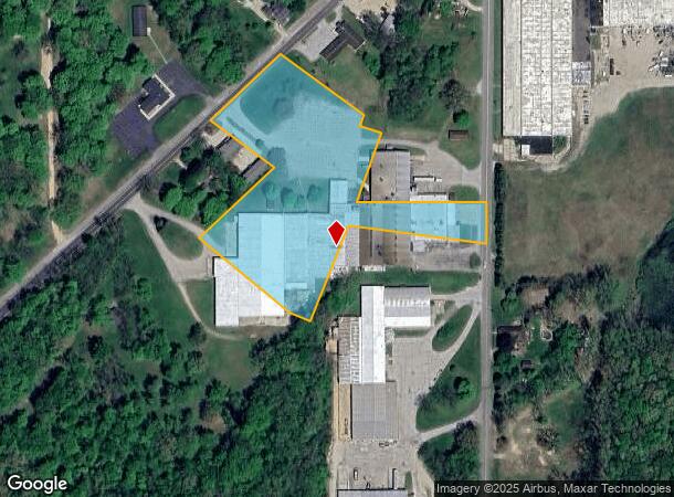  9886 N Tudor Rd, Berrien Springs, MI Parcel Map