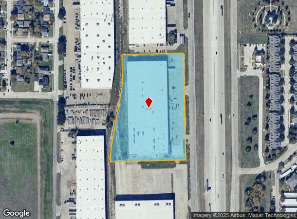 1050 S Highway 161, Grand Prairie, TX Parcel Map
