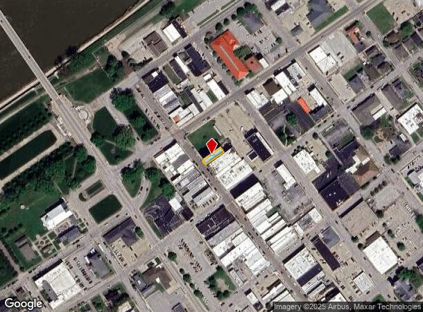  214 Main St, Vincennes, IN Parcel Map