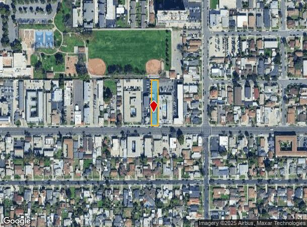  9545 Flower St, Bellflower, CA Parcel Map