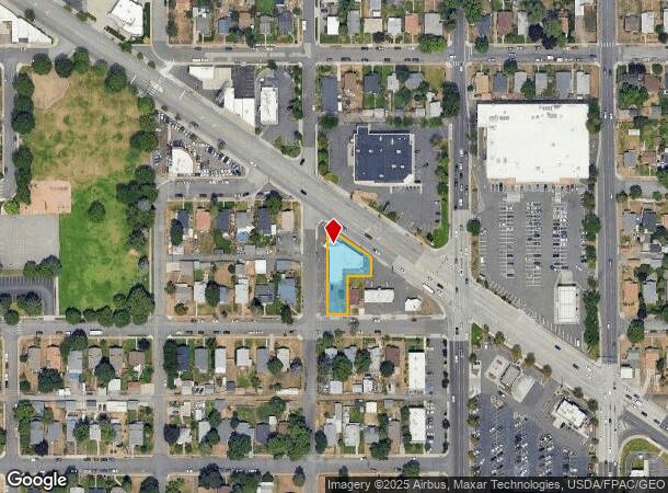  2410 N Oak St, Spokane, WA Parcel Map