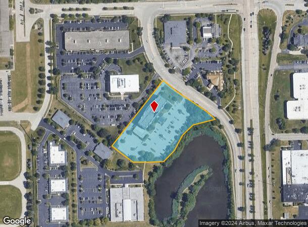  2 N Frontage Rd, Burr Ridge, IL Parcel Map