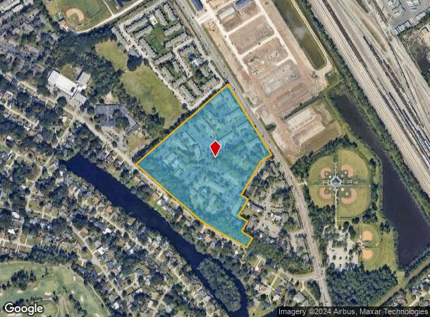  7400 Powers Ave, Jacksonville, FL Parcel Map